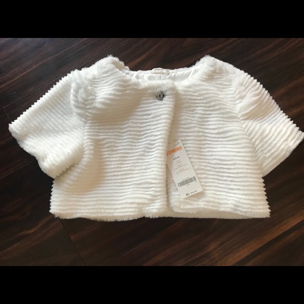 Girls Faux Fur Shrug